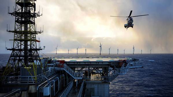 Illustration of the Hywind Tampen project. Dimensions and distances are not realistic. (Photo: Equinor) 