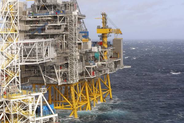 The Johan Sverdrup oilfield in the North Sea is on track to start production in November (Photo: Arne Reidar Mortensen / Equinor)