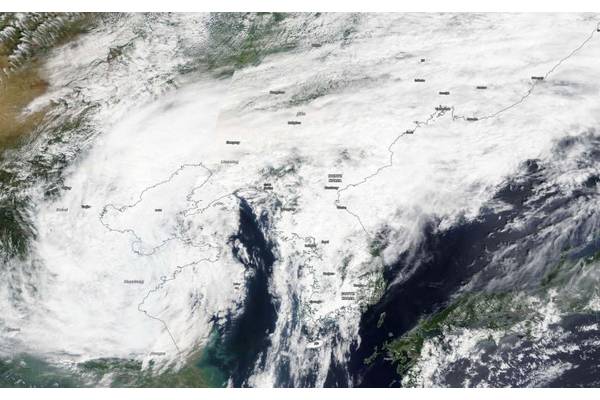 Typhoon Lekima in the Northwestern Pacific Ocean, on August 12, 2019. (Credit: NASA Worldview, Earth Observing System Data and Information System (EOSDIS))