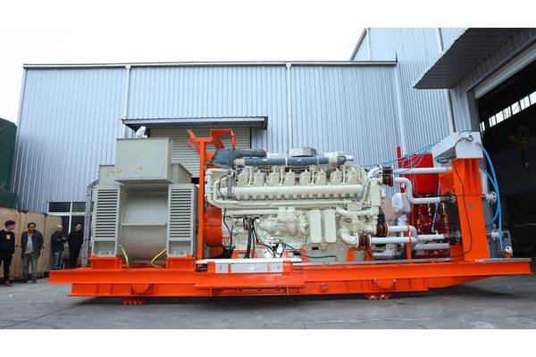 QSK95 Genset ready for shipping. (Photo courtesy Cummins/Haig-Brown)