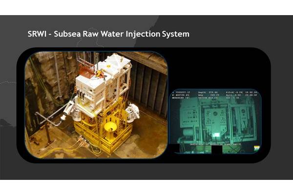 Subsea raw water injection system. Image courtesy Petrobras.