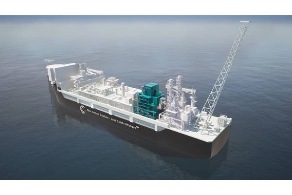 Aker Carbon Capture’s Just Catch Offshore module is tailored for new FPSO units, as well as offshore installations in general, reducing the emissions from gas turbines onboard.
Image courtesy of Aker Carbon Capture