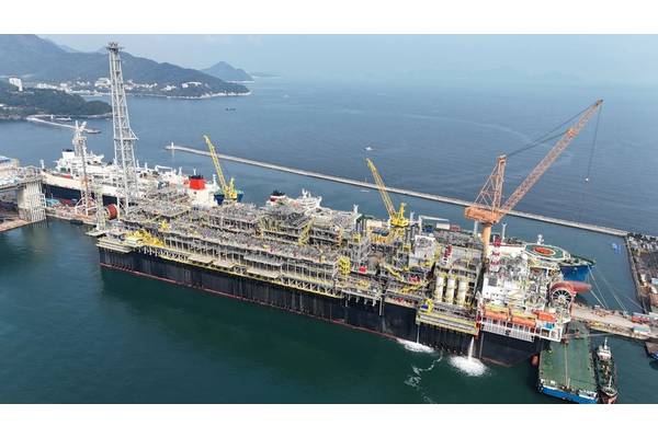 The P-79 FPSO (Credit: Ricardo Cerbino Salles / Petrobras News Agency)