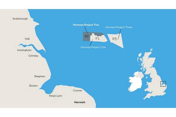 Hornsea Project Two. Image courtesy of Ørsted AS